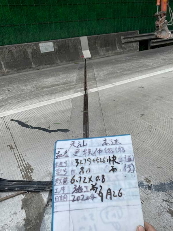 D80橋梁伸縮縫更換施工